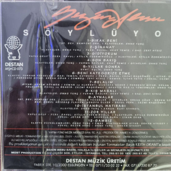 Sezen Aksu - Söylüyor | CD | Almanya | Esslingen | Destan Müzik 1990 CD