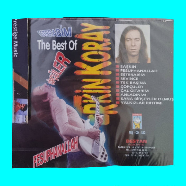 Erkin Koray - The Best Of CD (DESTAN Müzik Almanya) | Stuttgart | Esslingen CD'si)