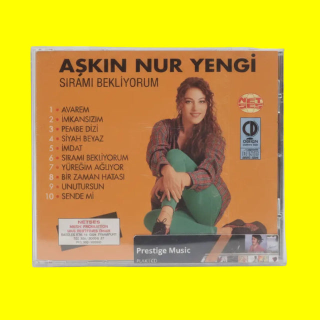 Aşkın Nur Yengi CD | Aşkın Nur Yengi | Sıramı Bekliyorum ( Türkçe | Pop |CD ) NET SES | Almanya BASKI