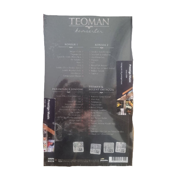 Teoman Konserler CD | 4 x CD | Konser | Teoman Konser CD | 4 CD