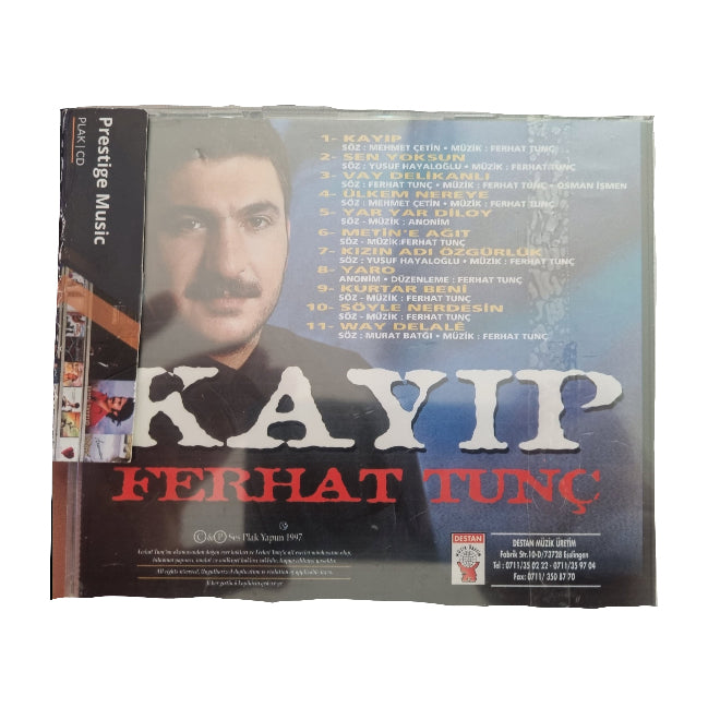 Ferhat Tunç -Kayıp ( CD ) Türk Halk | Protest | Müzik | CD ( Destan Müzik )