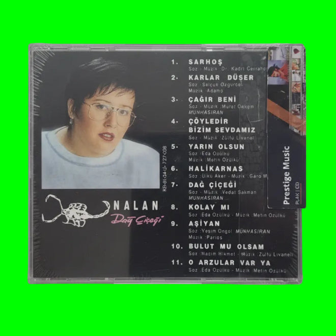 Akrep Nalan | Dağ Çiçeği | CD (Türk Pop Müziği) DESTAN Müzik | Almanya | Stuttgart | Esslingen Üretim CD