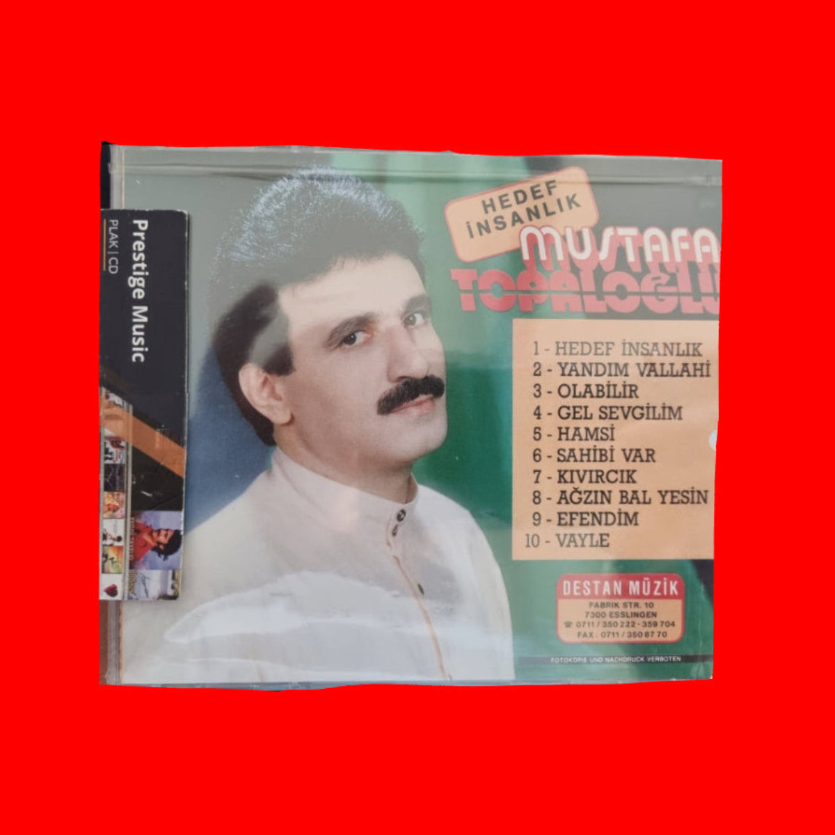 Mustafa Topaloğlu - Hedef İnsanlık CD | DESTAN Müzik |Stuttgart | Esslingen | CD