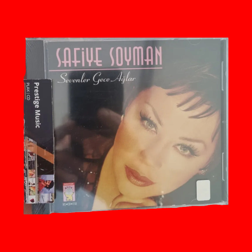 Safiye Soyman - Sevenler Gece Ağlar CD (Türk Sanat CD) Destan Müzik | Almanya | Esslingen | CD