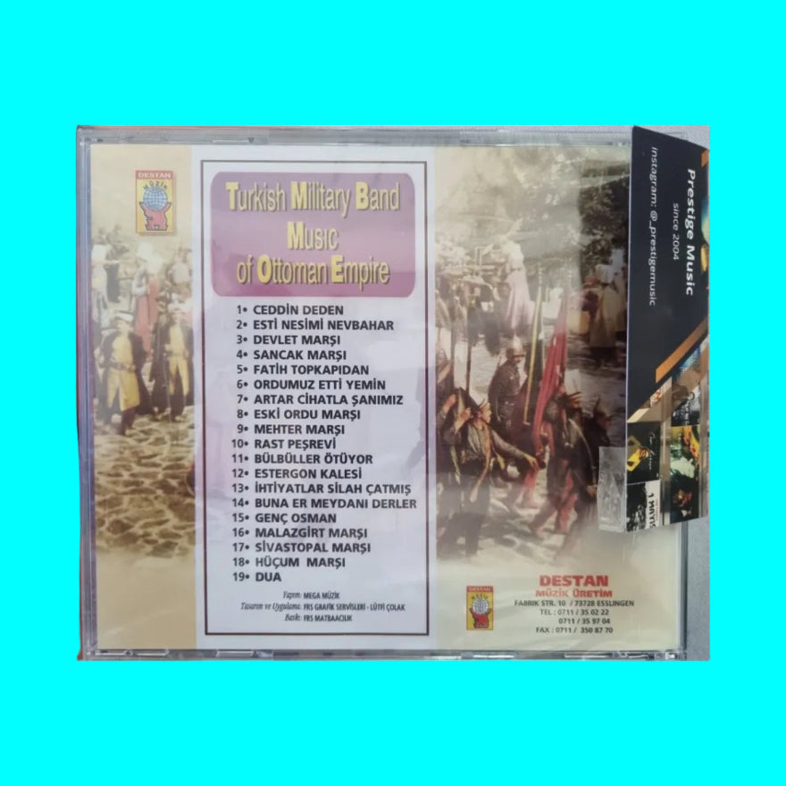 Türk Askeri Bandosu - Osmanlı İmparatorluğu Müziği CD - DESTAN Müzik (Türk Enstrümantal) | CD)