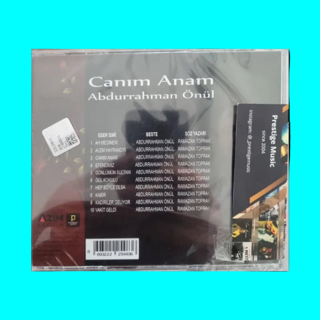 Abdurrahman Önül CD | Abdurrahman Önül Canım Anam CD | En Güzel ilahiler CD
