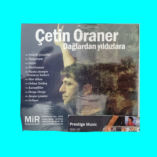 Çetin Oraner -Dağlardan Yıldızlara CD | Mîr Müzik | Almanya | Neuss | CD