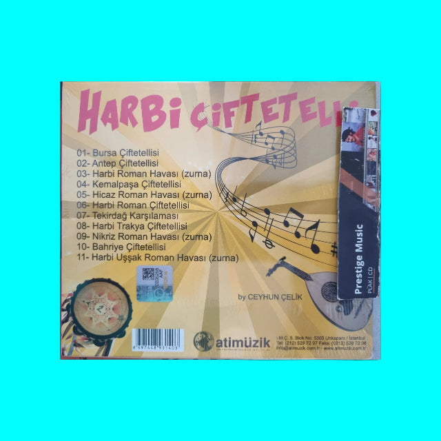 Ceyhun Çelik - Harbi Çiftetelli (CD) Oyun Havaları | Çiftetelli | CD