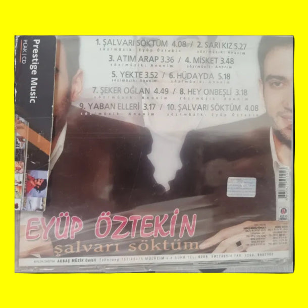 Eyüp Öztekin Şalvarı Söktüm CD | Almanya ' da |Akbaş Müzik GmbH | Türkische Volksmusik | CD