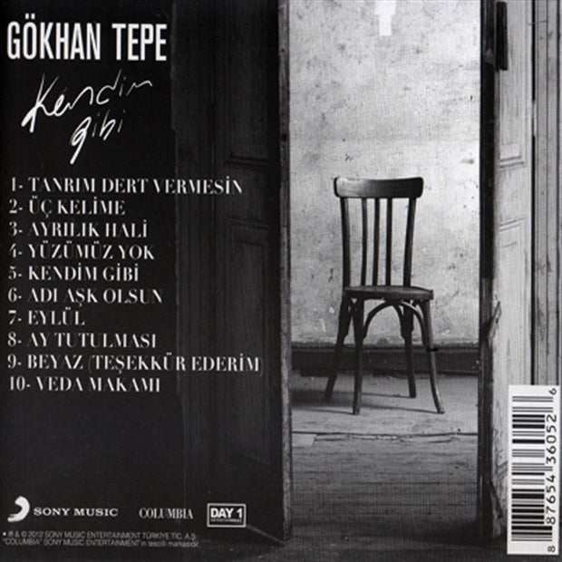 Gökhan Tepe - Kendim Gibi | CD | Türk Pop | Müzik | CD | sipariş | Almanya | Hollanda | Belçika