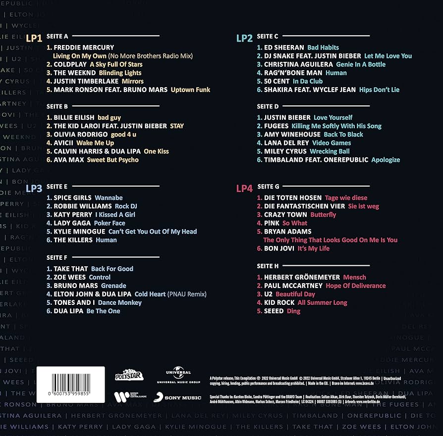 BRAVO - Bravo Hits'in 30 Yılı - plak - vinil - poster