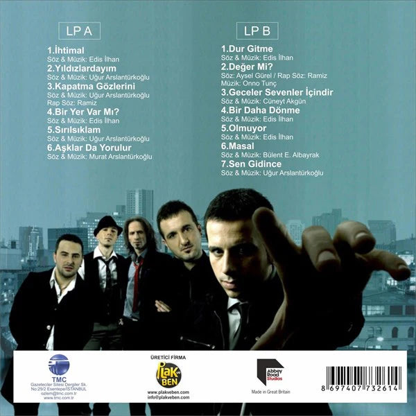 Gece Yolcuları Plak- Kalbin Kadar Yakın ( Plak )Türkçe pop| kaynak | Kayıtlar | LP | Vinil