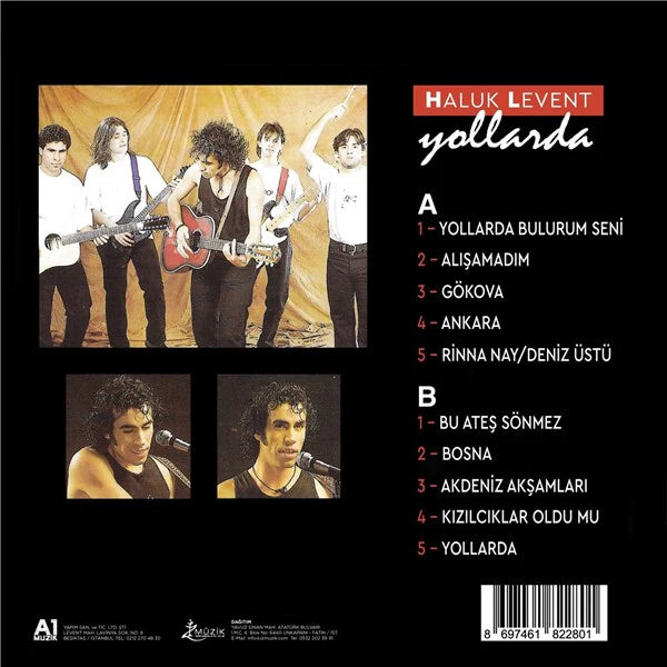 Haluk Levent - Yollarda (Türk Rock) | Schallplatte)Türkçe | Kaynak | Plak | LP