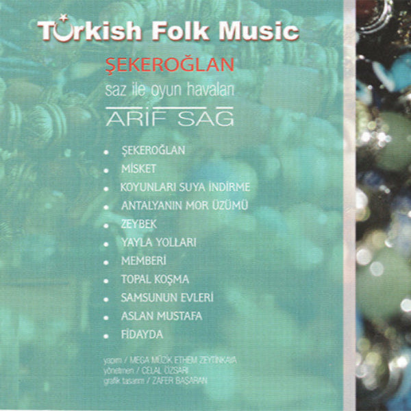 Arif Sağ-Şekeroğlan- Saz İle Oyun Havaları|CD