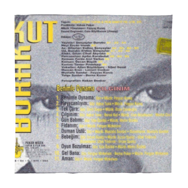 BURAK KUT CD-Benimle Oynama - Çılgınım ( CD ) Türkçe | Pop | CD