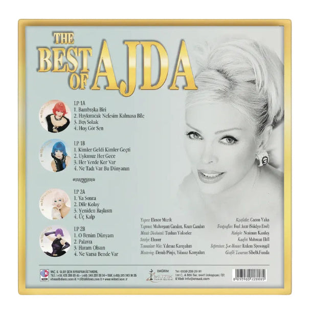 Ajda Pekkan - The Best Of Ajda Plak (Renkli Picture 2'li Plak) Schallplatte | LP | Almanya