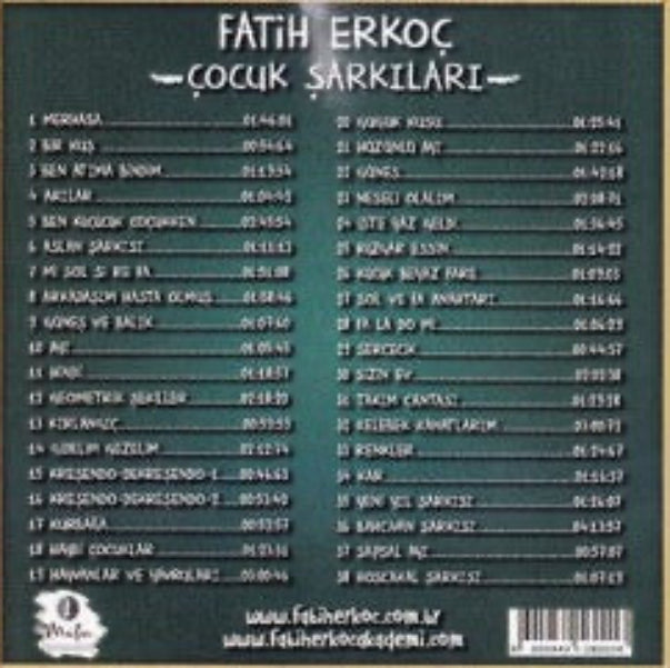 Fatih Erkoç - Çocuk Şarkıları (CD) Masalları |CD