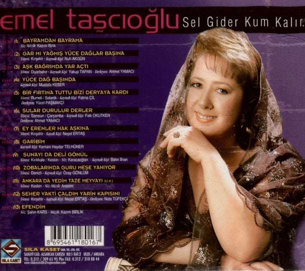 Emel Taşçıoğlu | Sel Gider Kum Kalır - CD | Türk | Halk | Müziği