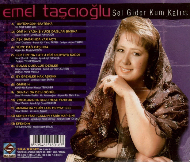 Emel Taşçıoğlu | Sel Gider Kum Kalır - CD | Türk | Halk | Müziği