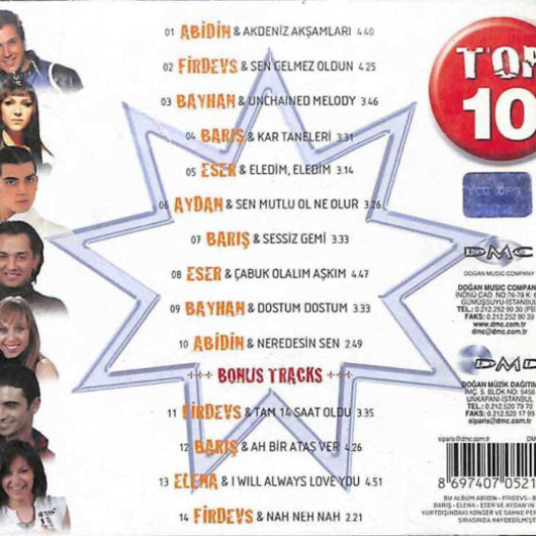 POPSTAR TOP 10 - EN İYİ PERFORMANS ŞARKILARI (CD)