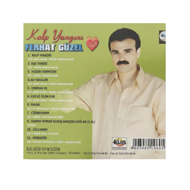 Ferhat Güzel - Kalp Yangını CD