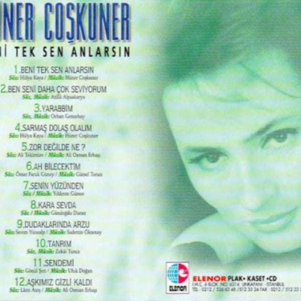 Hüner Coşkuner - Beni Tek Sen Anlarsın | CD | Elenor Müzik