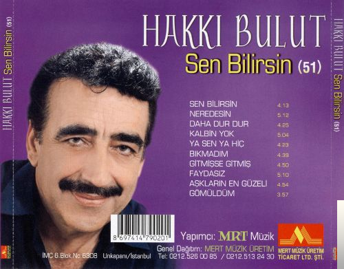 Hakkı Bulut - Sen Bilirsin ( CD ) Arabesk- Fantazi | CD | CD's