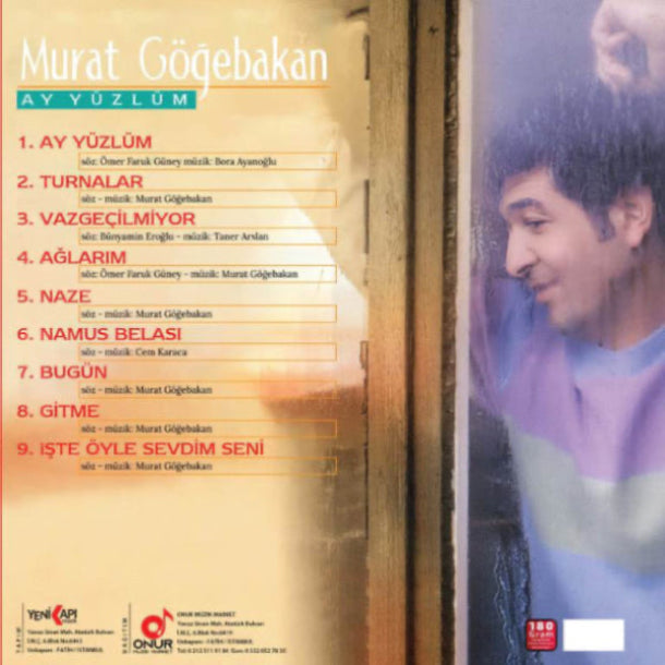 Murat Göğebakan Plak-Gögebakan - Ay Yüzlüm(Plak)Rock Plak-Schallplatte-LP