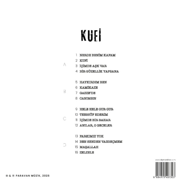 Duman | Kufi Plak | Almanya | Türkçe | Plak sipariş |Plak | Schallplatte | LP | Kufi