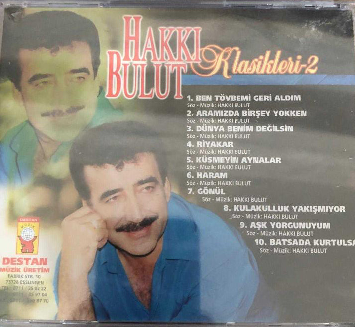 HAKKI BULUT CD- Hakki Bulut Klasikleri 2 ( CD ) Destan Müzik | Almanya | Slingen