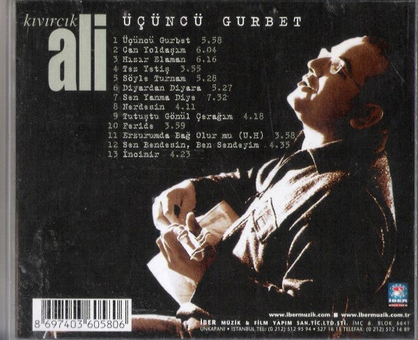 Türk | Halk | Müziği | Kıvırcık Ali - Üçüncü Gurbet (CD) CD | Almanya | sipariş