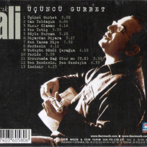 Türk | Halk | Müziği | Kıvırcık Ali - Üçüncü Gurbet (CD) CD | Almanya | sipariş