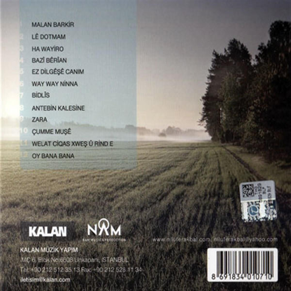 Nilüfer Akbal Klasiken Kurdi CD |Kürt halk müziği | Kurdische Volksmusik | CD