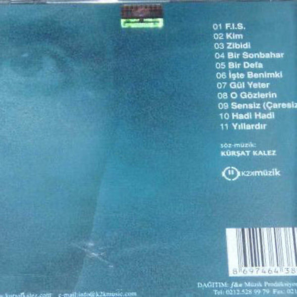 Kürşat Kalez |F.İ.S. |CD |Balık Havan Batsin CD'si|Pop CD (en güzel Aşk Şarkıları CD)