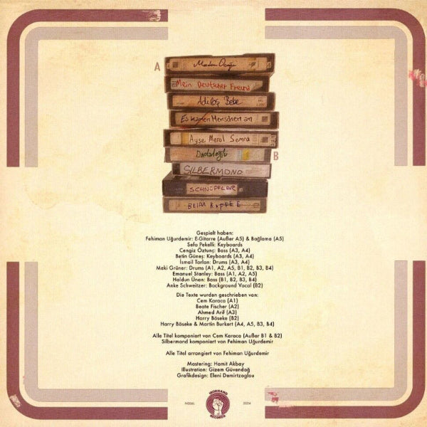 Cem Karaca - Die Kanaken Live Plak |Schallplatte | LP | Anadolu Rock Plak