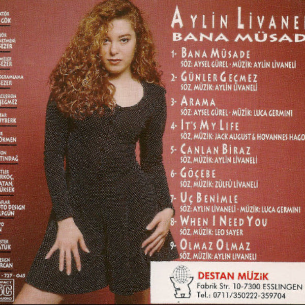 AYLiN LiVANELi | Bana Müsade CD (Destan Müzik) Türkçe Pop