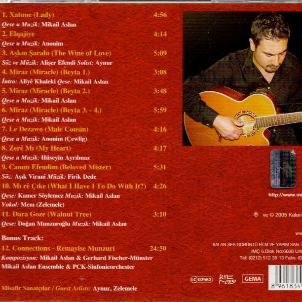 Mikail Aslan - Miraz Maya Miracle (CD) Türk halk | Müziği | Kurdisch Musik CD