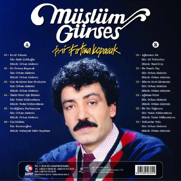 Müslüm Gürses Plak - Bir Fırtına Kopacak Plak | Schallplatte | LP