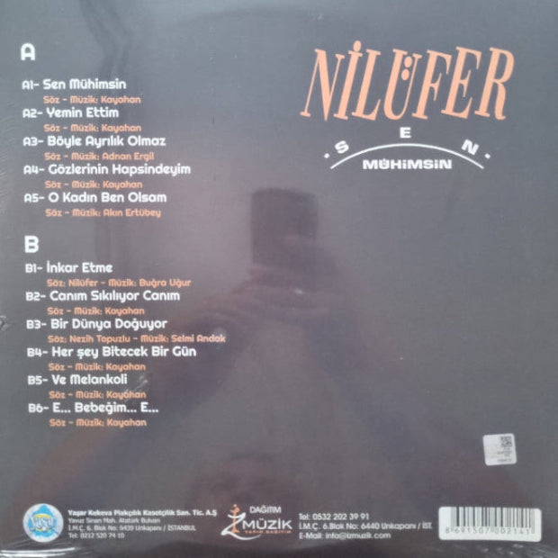 Nilüfer Plak |O Mühims |(Türkçe PopPlak) Schallplatte |Pop Plaka|LP