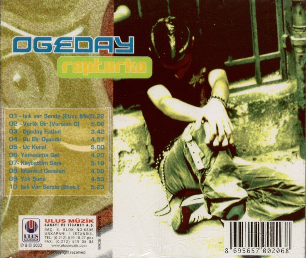 Türkçe | Türk | Rap |OGEDAY - Rapturka | CD | Almanya |sipariş