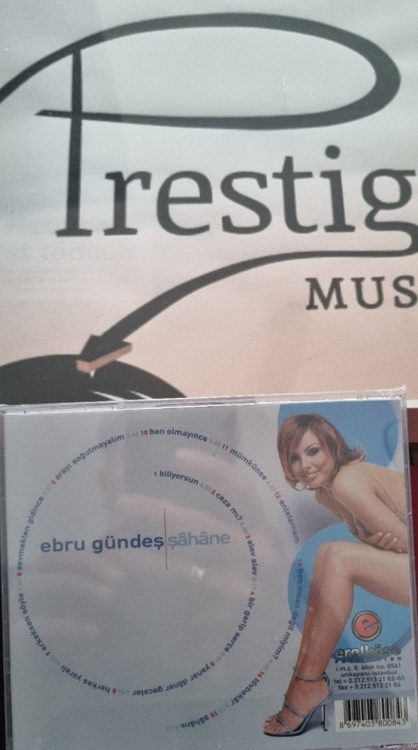 Ebru Gündeş CD | Şahane | Şâhâne ( Arabesk CD ) Türkçe Arabesk CD