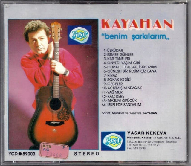 Kayahan - Benim Şarkılarım CD ( Kayahan CD ) Kayahan Benim Sarkilarim CD