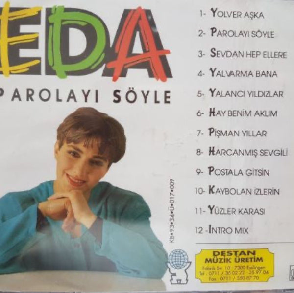 EDA Parolayı Söyle CD( DESTAN Müzik Almanya CD )Türkçe Pop