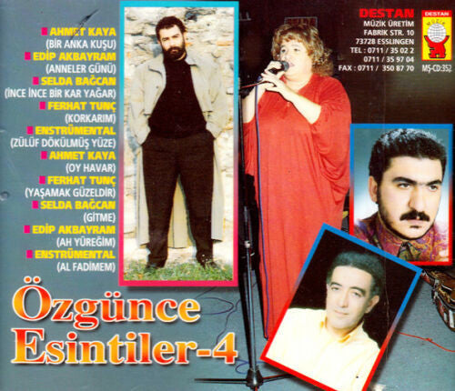 Özgünce Esintiler -4 (Destan Müzik | Türk halk müziği | CD) Türk Halk | Özgün | Protesto | Müzik | CD