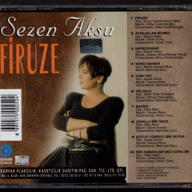 Sezen Aksu CD | Firuze | Sezen Aksu - Firuze CD | Türkçe pop CD | Kervan Plakçılık