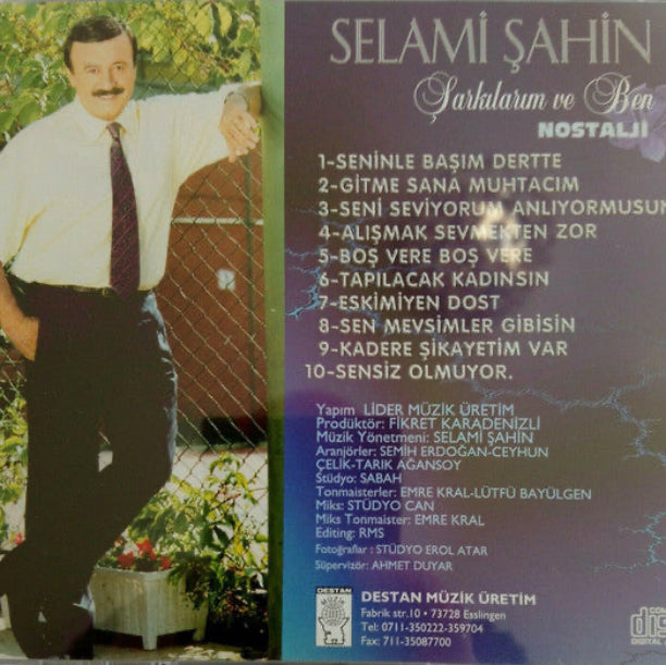 Selami Şahin-Şarkılarım Ve Ben (CD) Arabesk | CD
