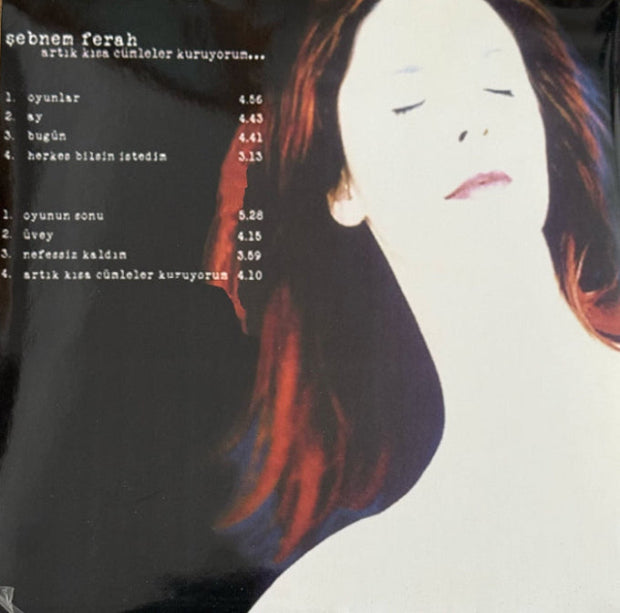 Şebnem Ferah –Artık Kısa Cümleler Kuruyorum CD | Almanya 'da Türkce Rock CD