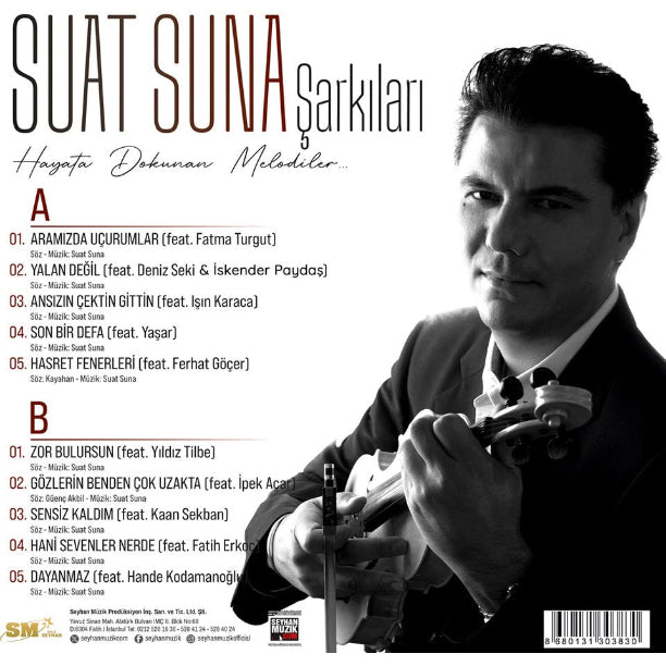 Suat Suna Plak - Suat Suna Şarkıları - Hayata Dokunan Melodiler - Plak | Schallplatte | LP