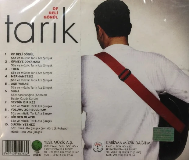 Tarık - Of Deli Gönül( CD )Almanya | da | Türkçe | CD