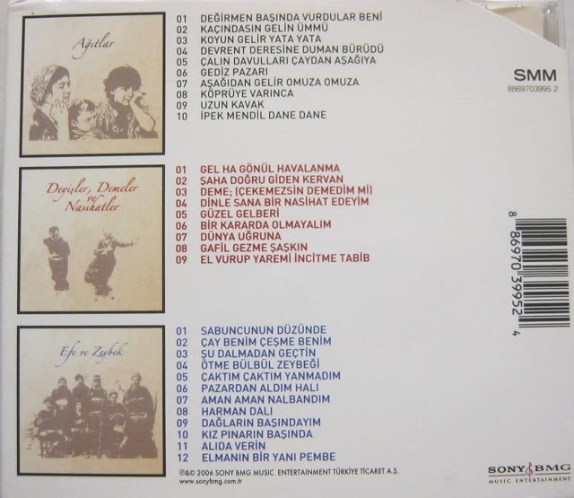THM | TÜRK HALK MÜZIGi | TURKISCH FOLK MUSIC | BOX | SET | VOL.1 ( 3 CD ) Almanya CD sipariş